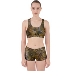 Nature Monstera Leaves Leaf Foliage Boho Style Work It Out Gym Set by Wegoenart