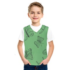 Green Nature Pattern Kids  Basketball Tank Top by Wegoenart