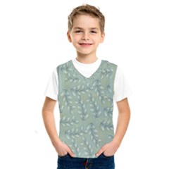 Leaves Nature Pattern Design Kids  Basketball Tank Top by Wegoenart