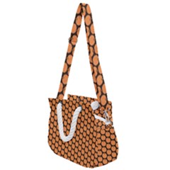 Cute Pumpkin Black Small Rope Handles Shoulder Strap Bag by ConteMonfrey