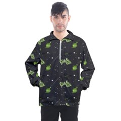 Halloween - The Witch Is Back   Men s Half Zip Pullover by ConteMonfrey