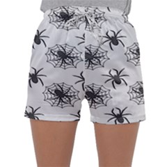 Spider Web - Halloween Decor Sleepwear Shorts by ConteMonfrey