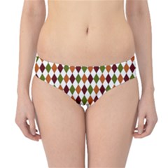 Halloween Palette Plaids   Hipster Bikini Bottoms by ConteMonfrey