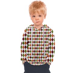 Halloween Palette Plaids   Kids  Overhead Hoodie