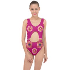 Morroco Center Cut Out Swimsuit by nateshop