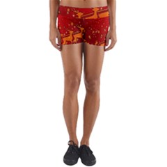 Santa Yoga Shorts by nateshop