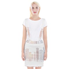 Buildings, Building City Building Condominium Skyscraper Braces Suspender Skirt