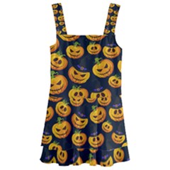 Jack O Lantern  Kids  Layered Skirt Swimsuit by ConteMonfrey