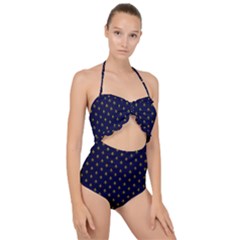 Seamles,template Scallop Top Cut Out Swimsuit by nateshop