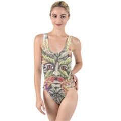 Im Fourth Dimension Colour 85 High Leg Strappy Swimsuit by imanmulyana