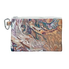 Abstract Ammonite I Canvas Cosmetic Bag (large)