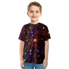 Abstract Background Star Wallpaper Kids  Sport Mesh Tee