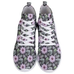 Flower Petal Spring Watercolor Men s Lightweight High Top Sneakers by Ravend