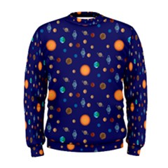 Space Sun Mercury Venus Earth Planet Galaxy Men s Sweatshirt by Wegoenart