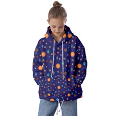 Space Sun Mercury Venus Earth Planet Galaxy Kids  Oversized Hoodie by Wegoenart