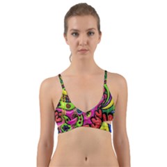 Seamless Texture Pattern Tile Wrap Around Bikini Top