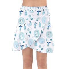 Vaccine Syringe Disinfection Wrap Front Skirt by Wegoenart