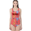 Elephant Cartoon Animal Monkey One Piece Swimsuit View1