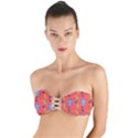 Elephant Cartoon Animal Monkey Twist Bandeau Bikini Top View1