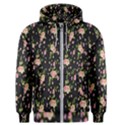 Background-roses Men s Zipper Hoodie View1