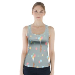 Bear 7 Racer Back Sports Top by nateshop