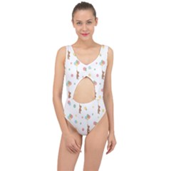 Bear Center Cut Out Swimsuit by nateshop