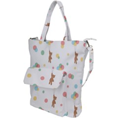 Bear Shoulder Tote Bag by nateshop