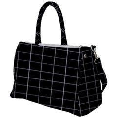 Box Black Duffel Travel Bag by nateshop