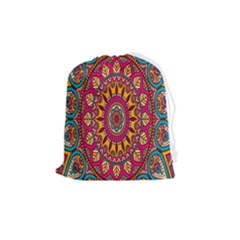 Buddhist Mandala Drawstring Pouch (medium) by nateshop