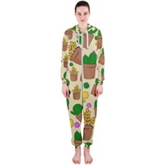 Cactus Hooded Jumpsuit (ladies) by nateshop