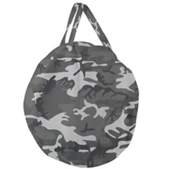 Camouflage Giant Round Zipper Tote by nateshop