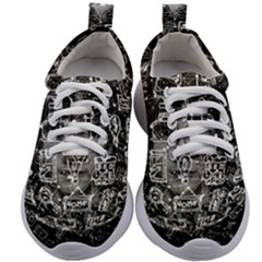 Background Burnout Template Doodle Kids Athletic Shoes