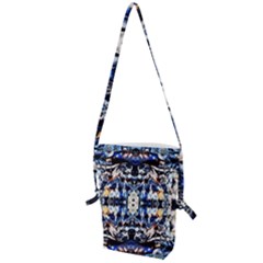 Cobalt Symmetry Folding Shoulder Bag