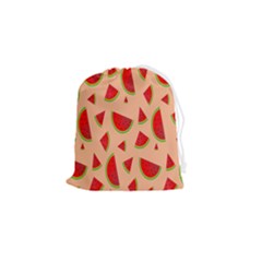 Fruit-water Melon Drawstring Pouch (small) by nateshop