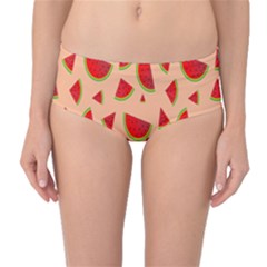 Fruit-water Melon Mid-waist Bikini Bottoms by nateshop