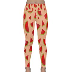 Fruit-water Melon Lightweight Velour Classic Yoga Leggings by nateshop