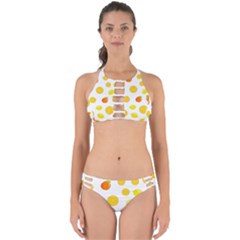 Fruits,orange Perfectly Cut Out Bikini Set by nateshop