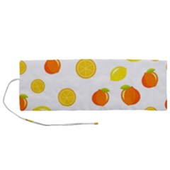 Fruits,orange Roll Up Canvas Pencil Holder (m)