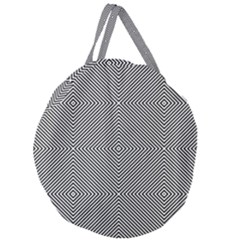 Diagonal Giant Round Zipper Tote by nateshop