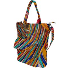 Fabric-2 Shoulder Tote Bag by nateshop