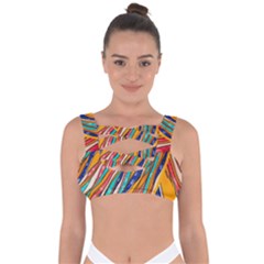 Fabric-2 Bandaged Up Bikini Top by nateshop