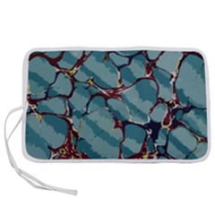 Marble Rock Pattern Texture Antique Pen Storage Case (l) by Wegoenart