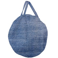 Jeans Giant Round Zipper Tote by nateshop