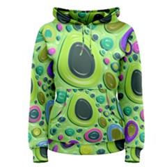 Blob Ring Circle Abstract Women s Pullover Hoodie by Wegoenart