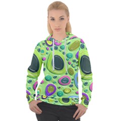 Blob Ring Circle Abstract Women s Overhead Hoodie by Wegoenart