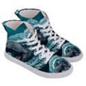 Dinosaur Sea Boat Fantasy Men s Hi-Top Skate Sneakers View3