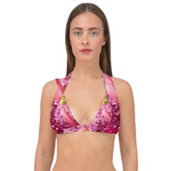 Christmas Decoration 7 Double Strap Halter Bikini Top