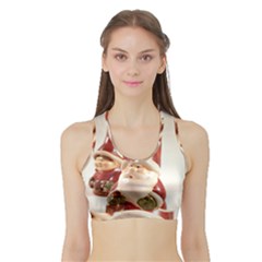 Christmas Figures4 Sports Bra With Border by artworkshop