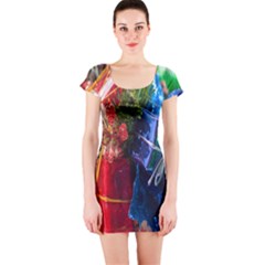 Christmas Ornaments Short Sleeve Bodycon Dress by artworkshop