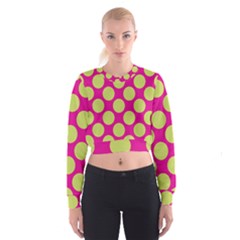 Seamless, Polkadot Cropped Sweatshirt by nateshop